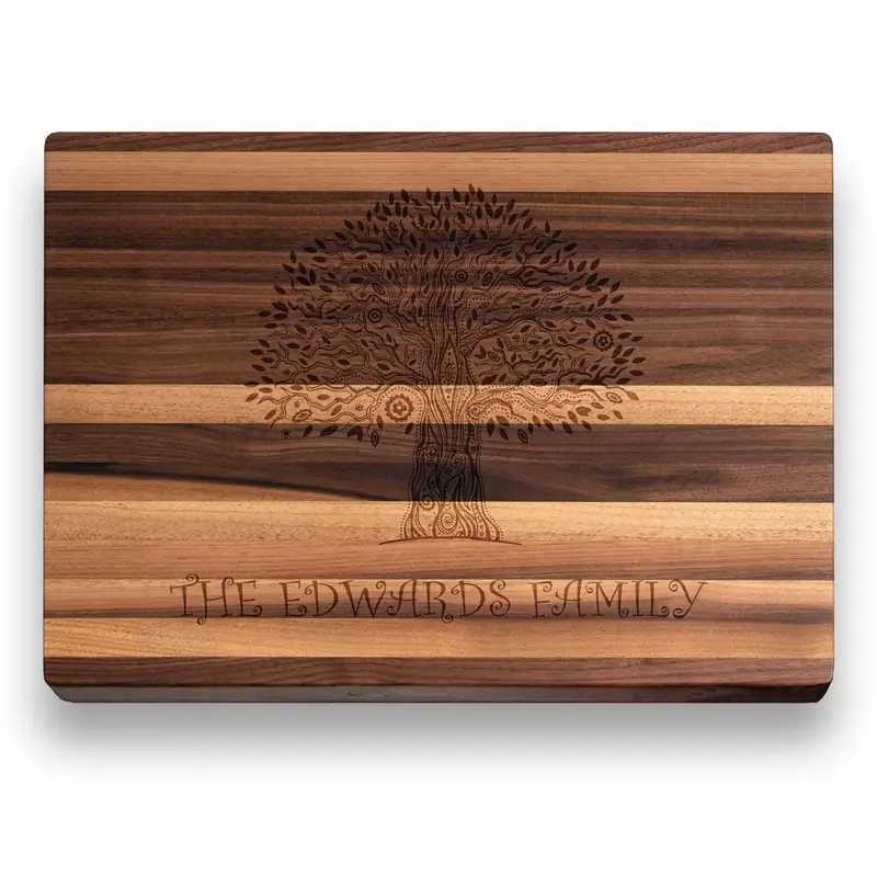 Family Tree | Personalized Engraved Cutting Board