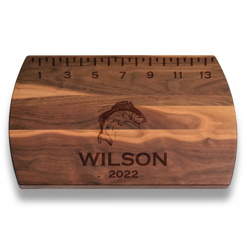 Gone Fishin' | Personalized Engraved Cutting Board