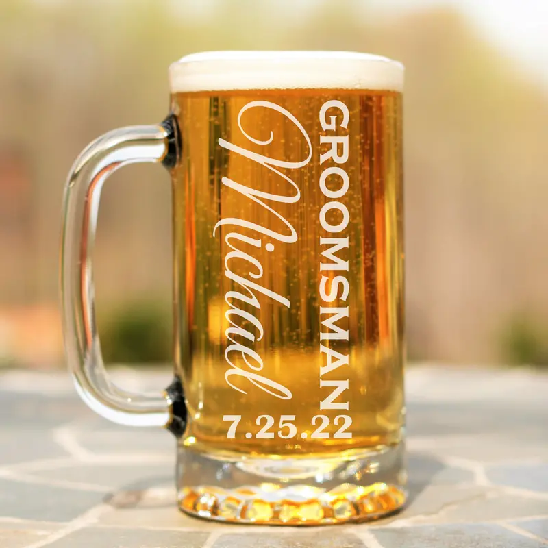 Vertical | Personalized 16oz Beer Mug