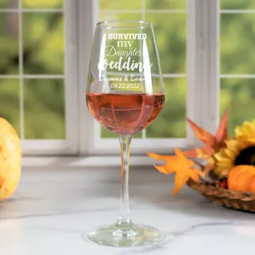 I Survived | Personalized 12.5oz Wine Glass