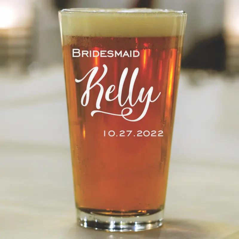 Celebrate | Personalized 16oz Pint Glass