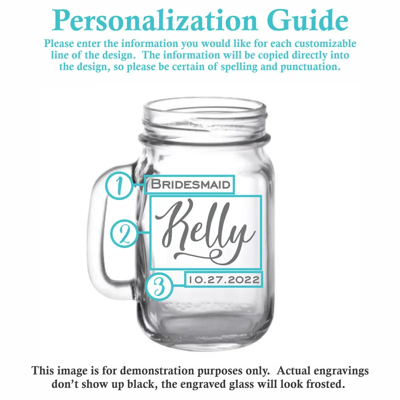 Celebrate | Personalized 16oz Mason Jar with Handle