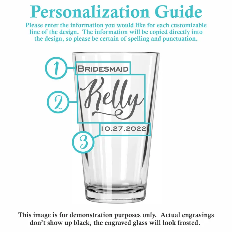 Celebrate | Personalized 16oz Pint Glass