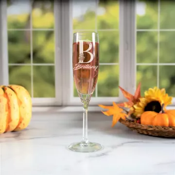 Elegance | Personalized 6oz Champagne Flute