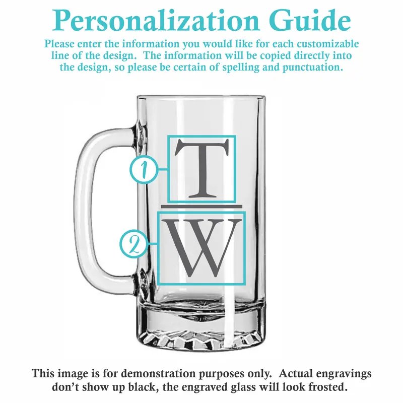 Stacked | Personalized 16oz Beer Mug