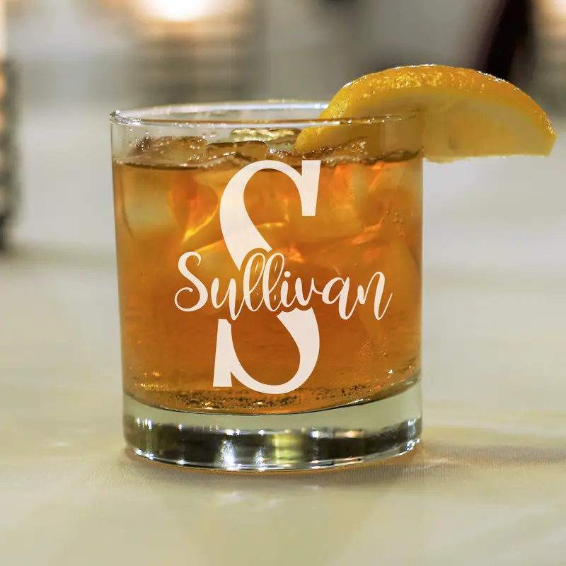 Magical Monogram | Personalized 11oz Whiskey Glass