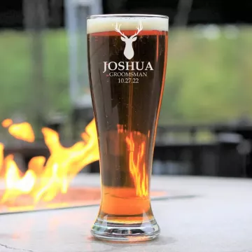 Buck | Personalized 16oz Pilsner Glass