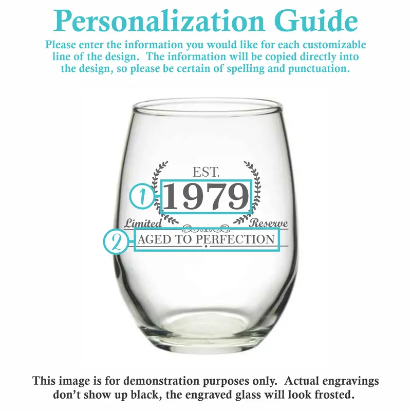 Well Aged | Personalized 15oz Stemless Wine Glass