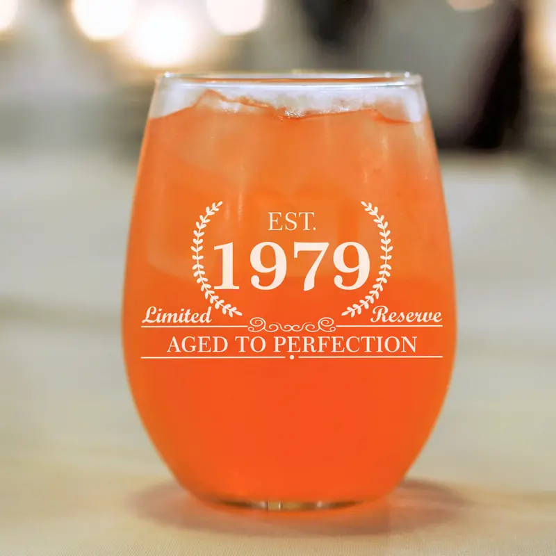 Well Aged | Personalized 15oz Stemless Wine Glass