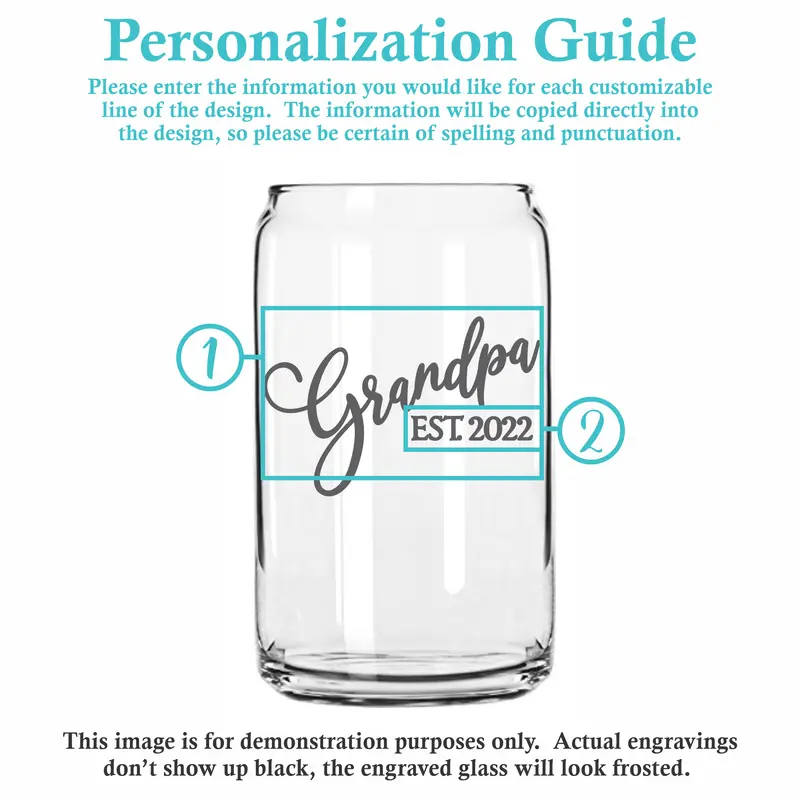 Family Ties | Personalized 16oz Beer Can Glass
