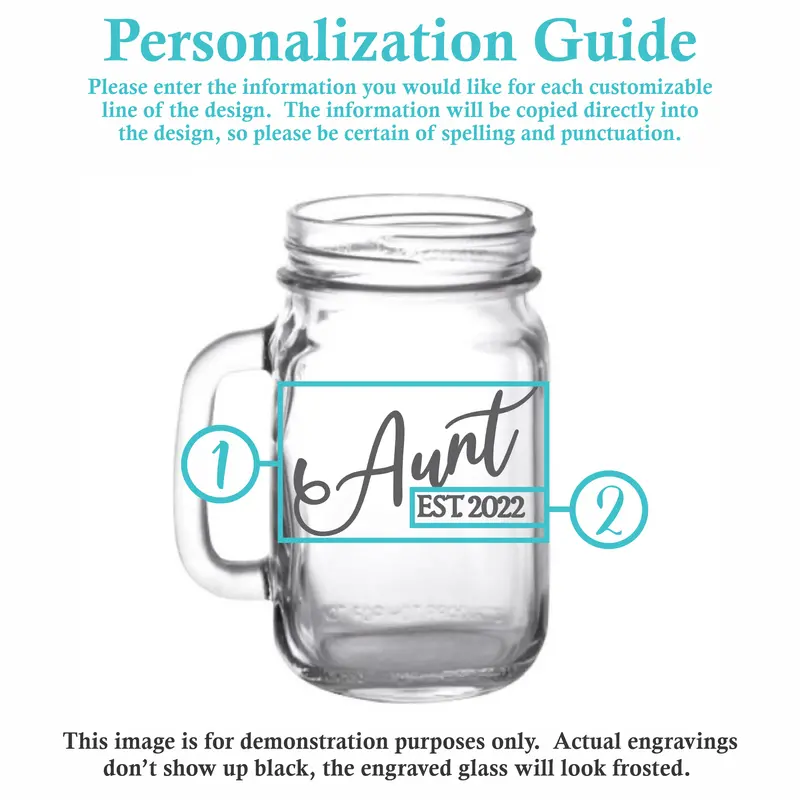 Family Ties | Personalized 16oz Mason Jar with Handle