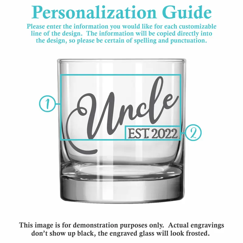 Family Ties | Personalized 11oz Whiskey Glass