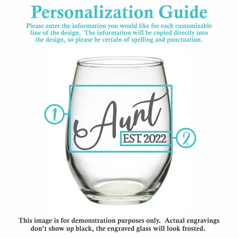 Family Ties | Personalized 15oz Stemless Wine Glass