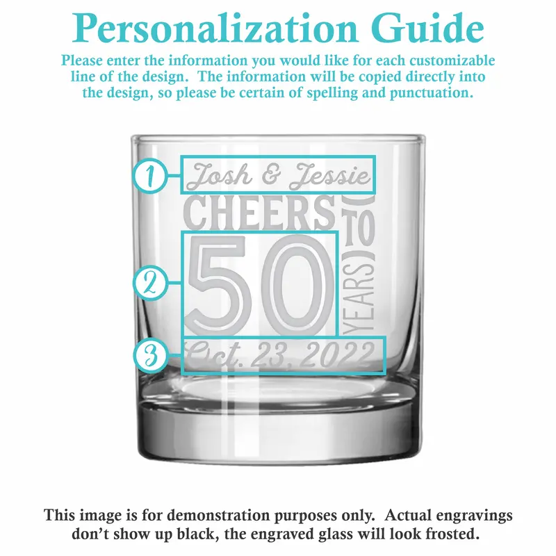 Milestones | Personalized 11oz Whiskey Glass