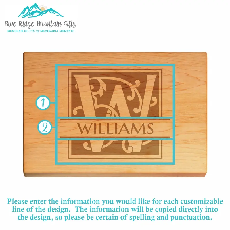 Enchanted | Personalized Engraved Cutting Board