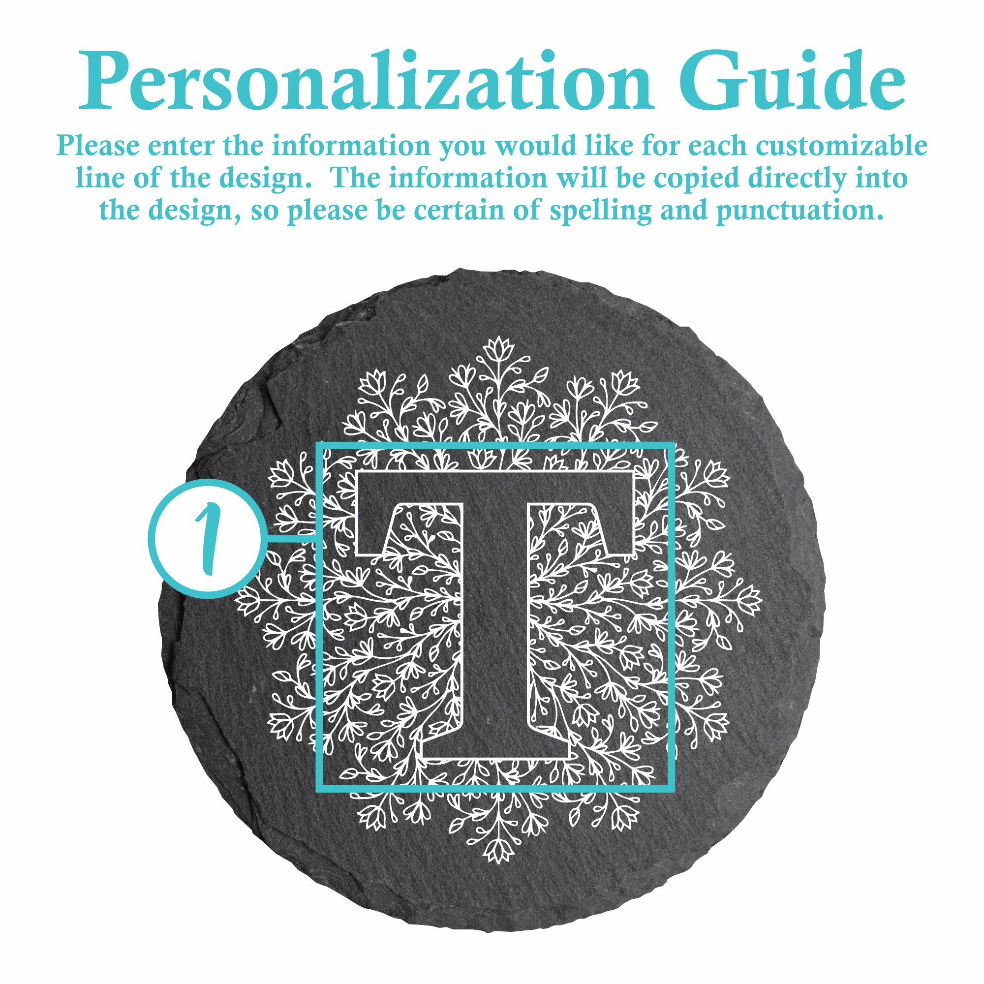 In Bloom | Personalized Coaster