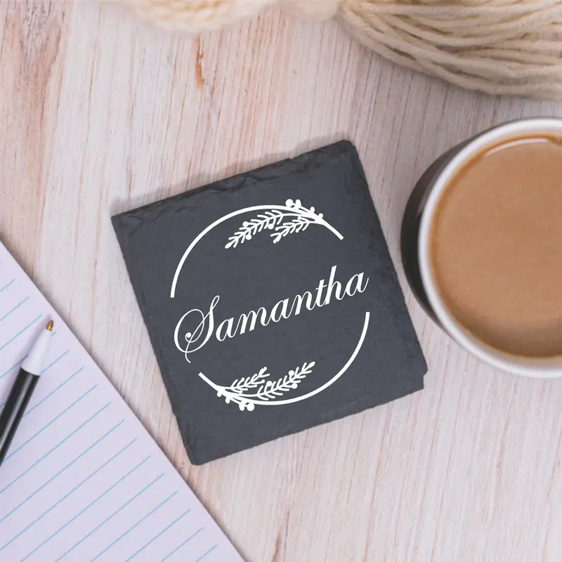 Besties | Personalized Coaster
