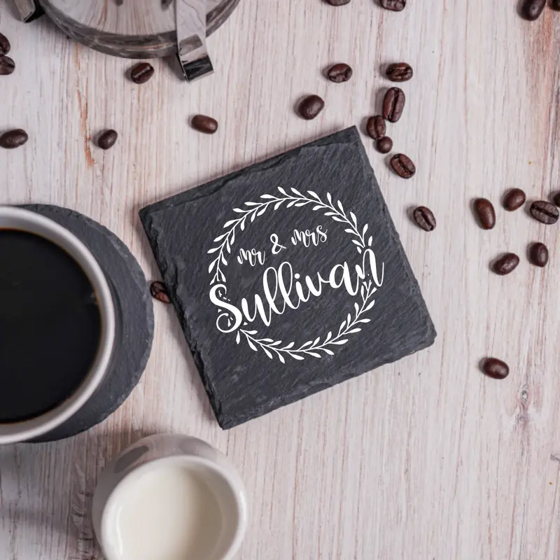 Cozy Couple | Personalized Coaster