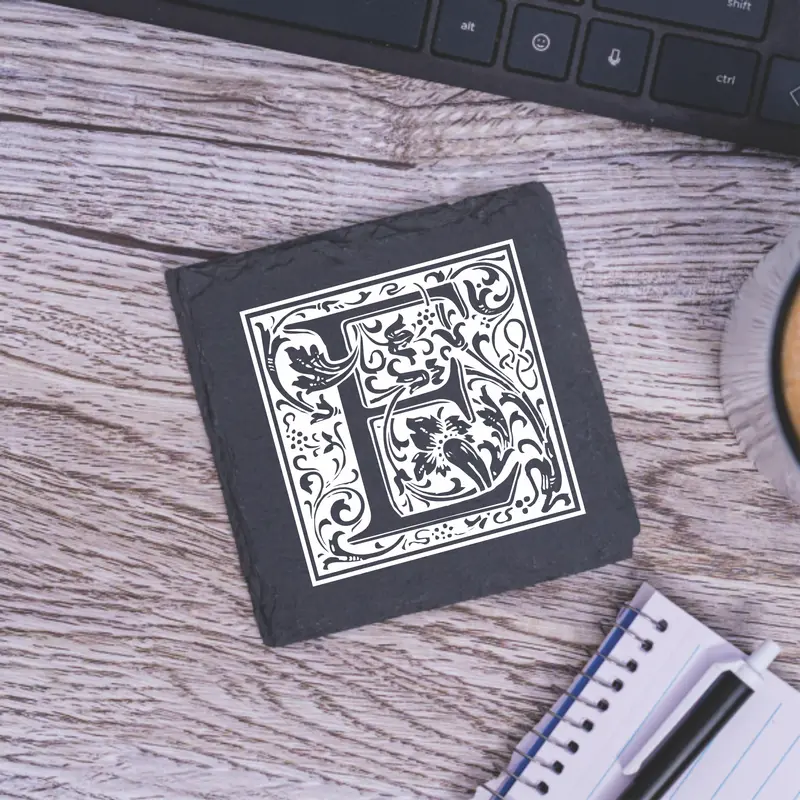 Elaborate Monogram | Personalized Coaster