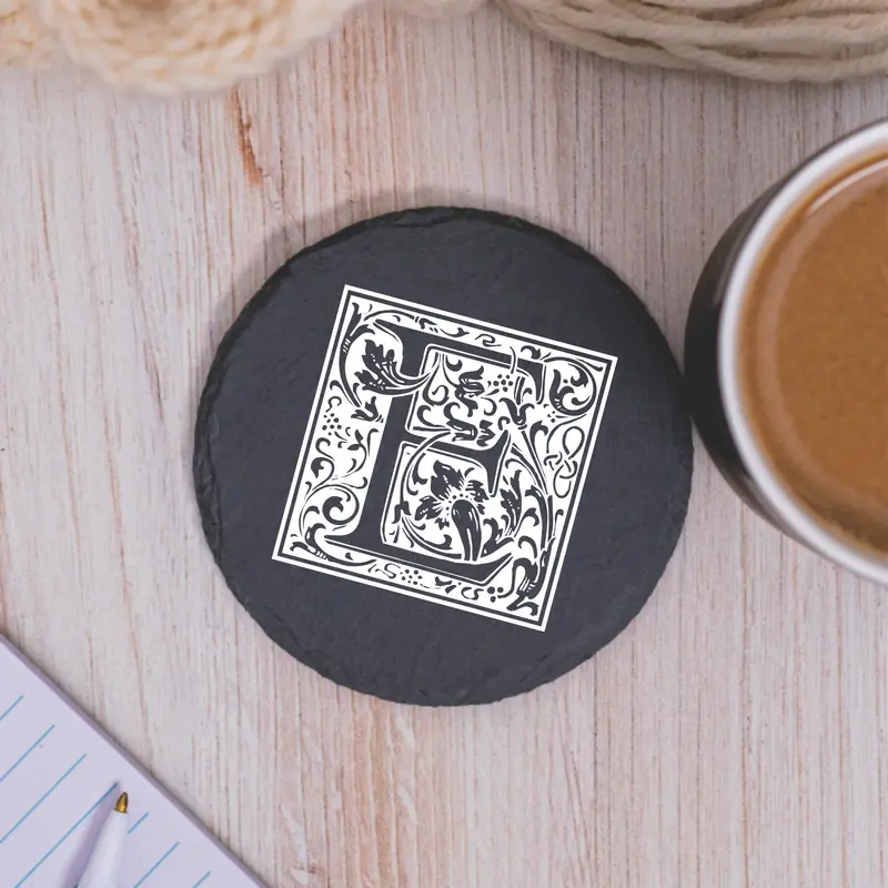 Elaborate Monogram | Personalized Coaster