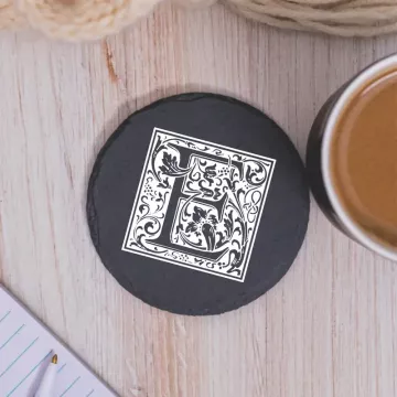 Elaborate Monogram | Personalized Coaster