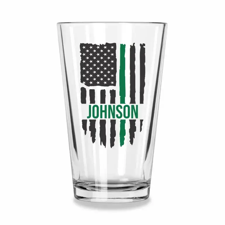 Thin Line Flag | 16oz Pint Glass