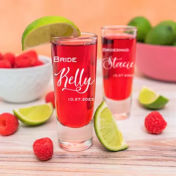 Celebrate | Personalized 2oz Tall Shot Glass
