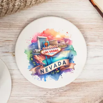 Watercolor States | Ceramic Coasters