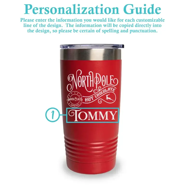 North Pole Hot Chocolate | Polar Camel Tumbler