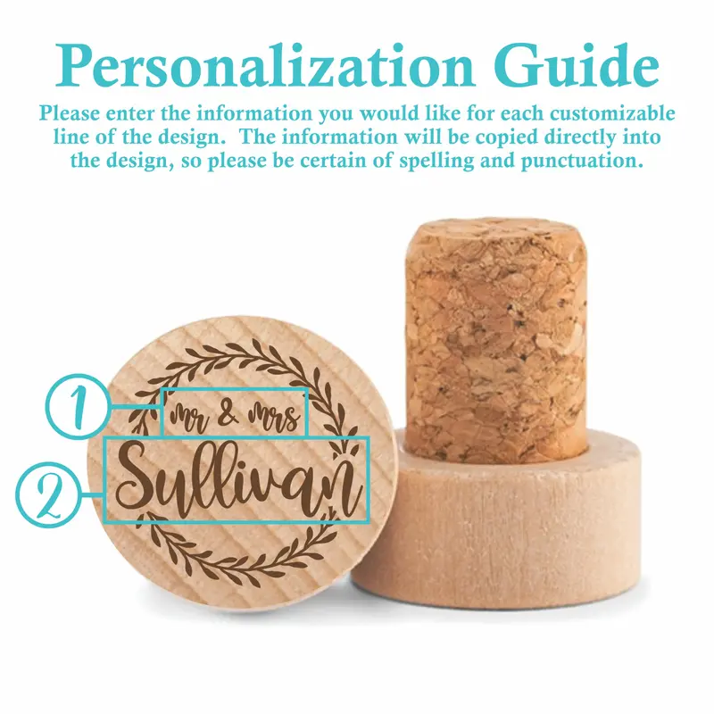 Cozy Couple | Personalized Wine Stopper