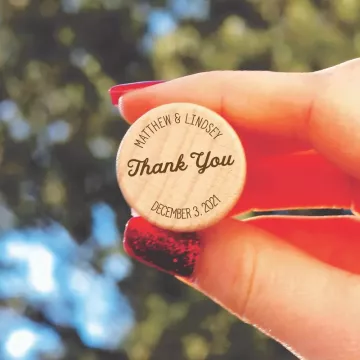Thank You Script | Personalized Wine Stopper