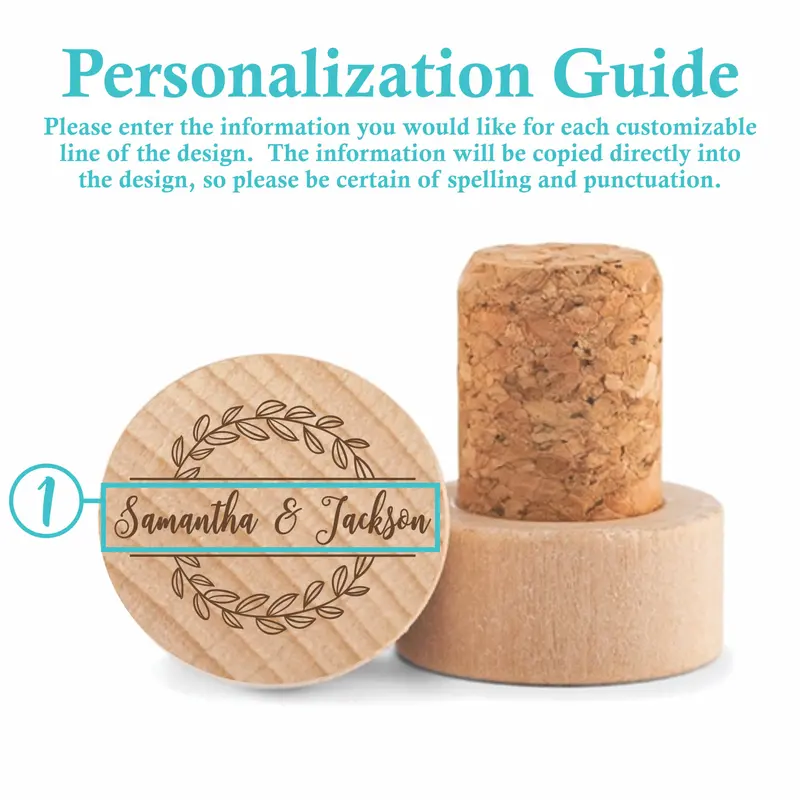 New Leaf | Personalized Wine Stopper