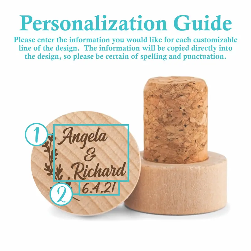 Springtime Love | Personalized Wine Stopper
