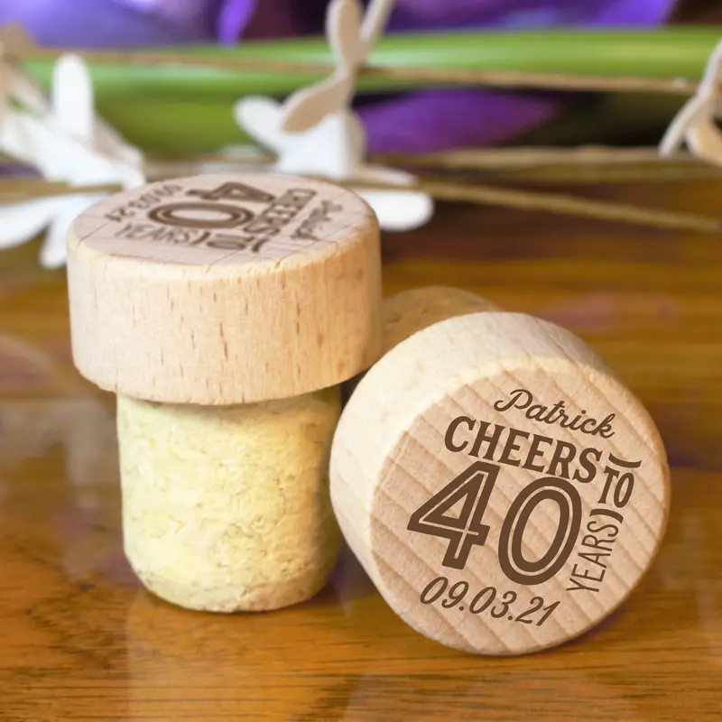 Birthday Favor | Personalized Wine Stopper