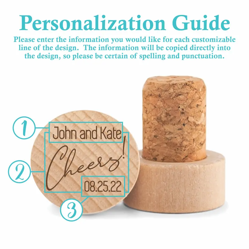 Cheers to Us | Personalized Wine Stopper