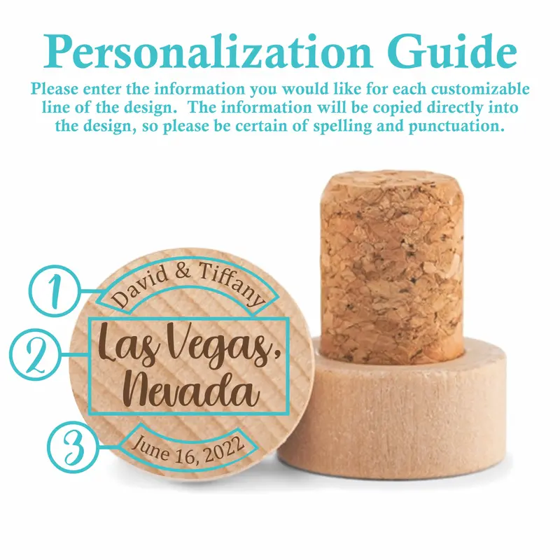 Destination | Personalized Wine Stopper
