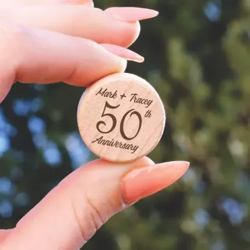 Perfect Anniversary | Personalized Wine Stopper