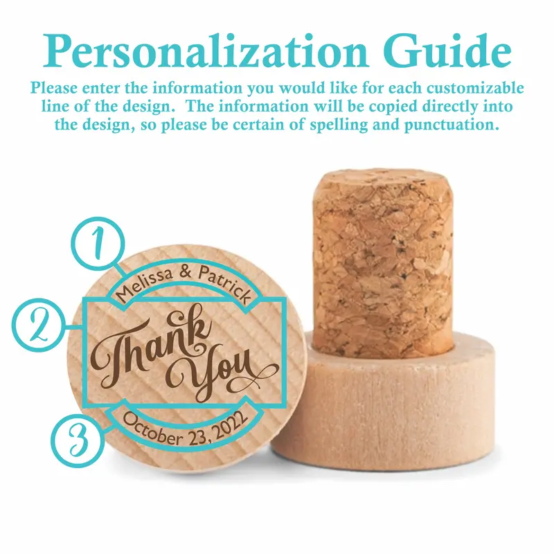 Appreciation | Personalized Wine Stopper