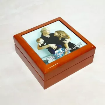 Custom Photo | Wooden Keepsake Box