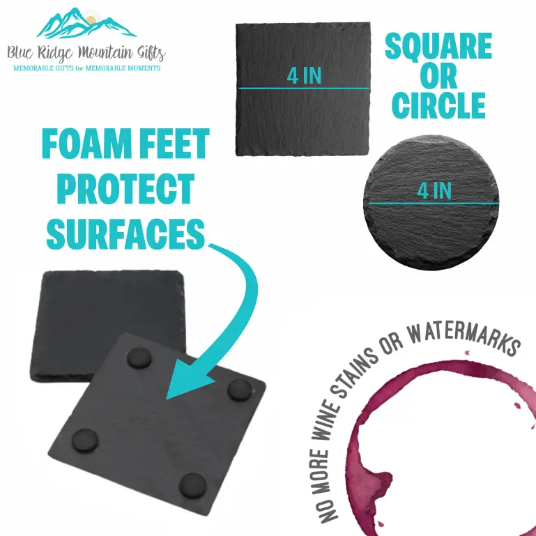 City Map | Slate Coasters