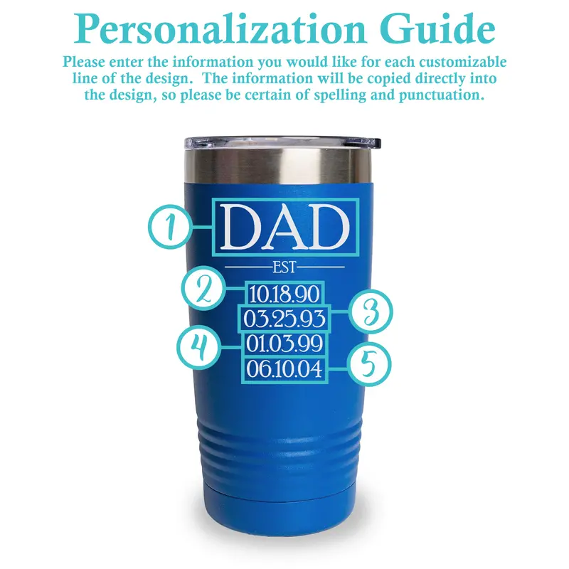Dad Est | Polar Camel Tumbler