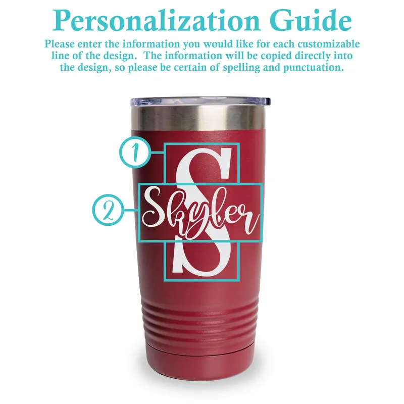 Magical Monogram | Polar Camel Tumbler