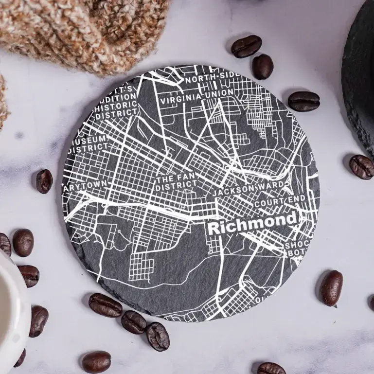 City Map | Slate Coasters