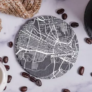 City Map | Slate Coasters