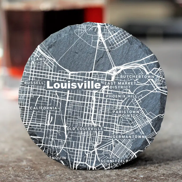 City Map | Slate Coasters