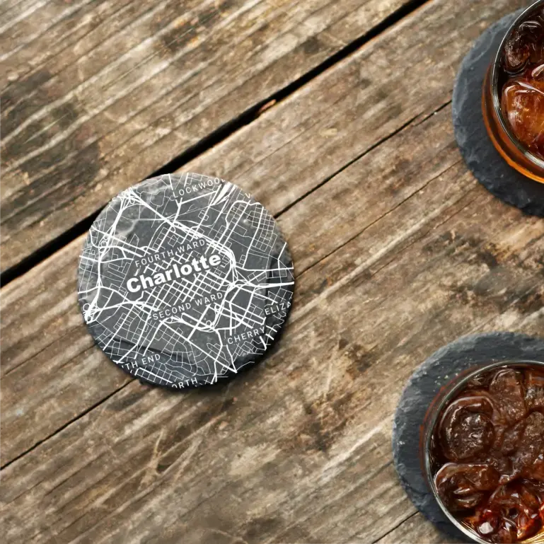 City Map | Slate Coasters